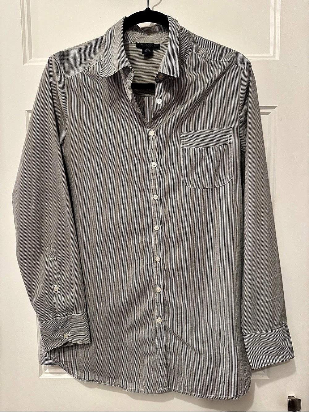 Attitude Women's Striped Button Down